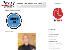 Tablet Screenshot of pastryprofiles.com